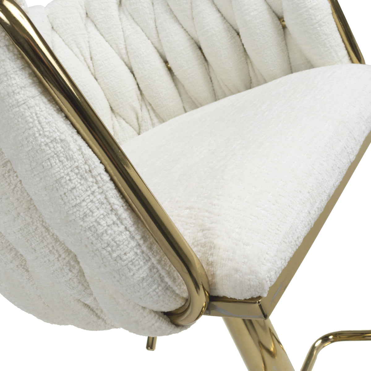 Cindy Woven Bar Stool Cream from Roseland Furniture