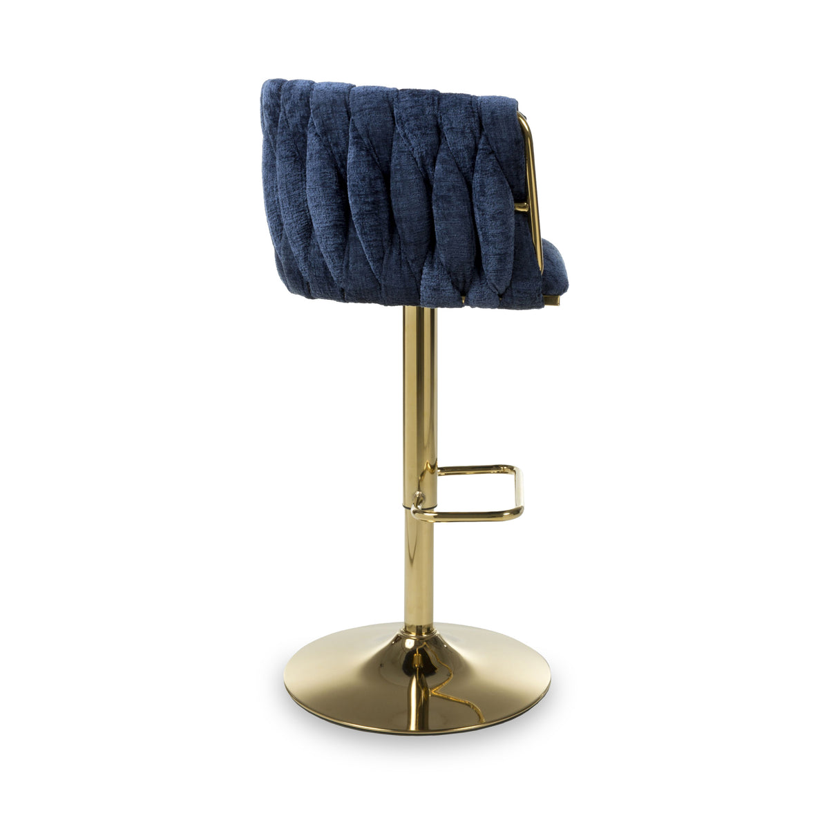 Cindy Woven Bar Stool Blue from Roseland Furniture