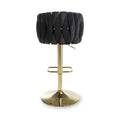 Cindy Woven Bar Stool Black from Roseland Furniture