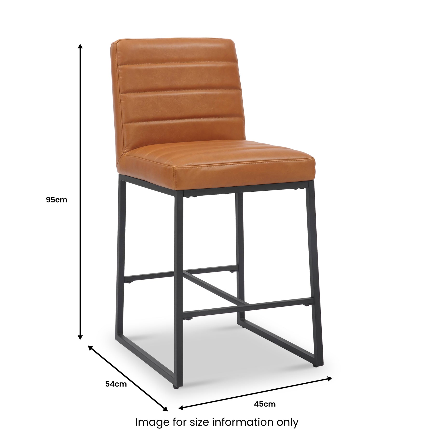 Cavaye Faux Leather Bar Stool from Roseland Furniture