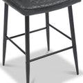 Brayford Leather Barstool Black from Roseland Furniture