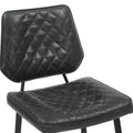 Brayford Leather Barstool Black from Roseland Furniture