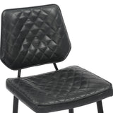 Brayford Leather Barstool Black from Roseland Furniture