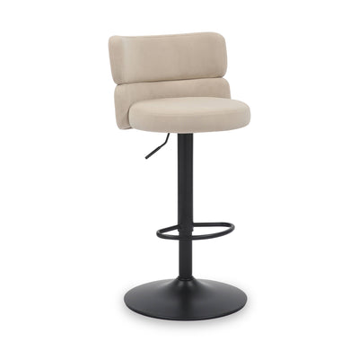 Clayden Brushed Velvet Bar Stool