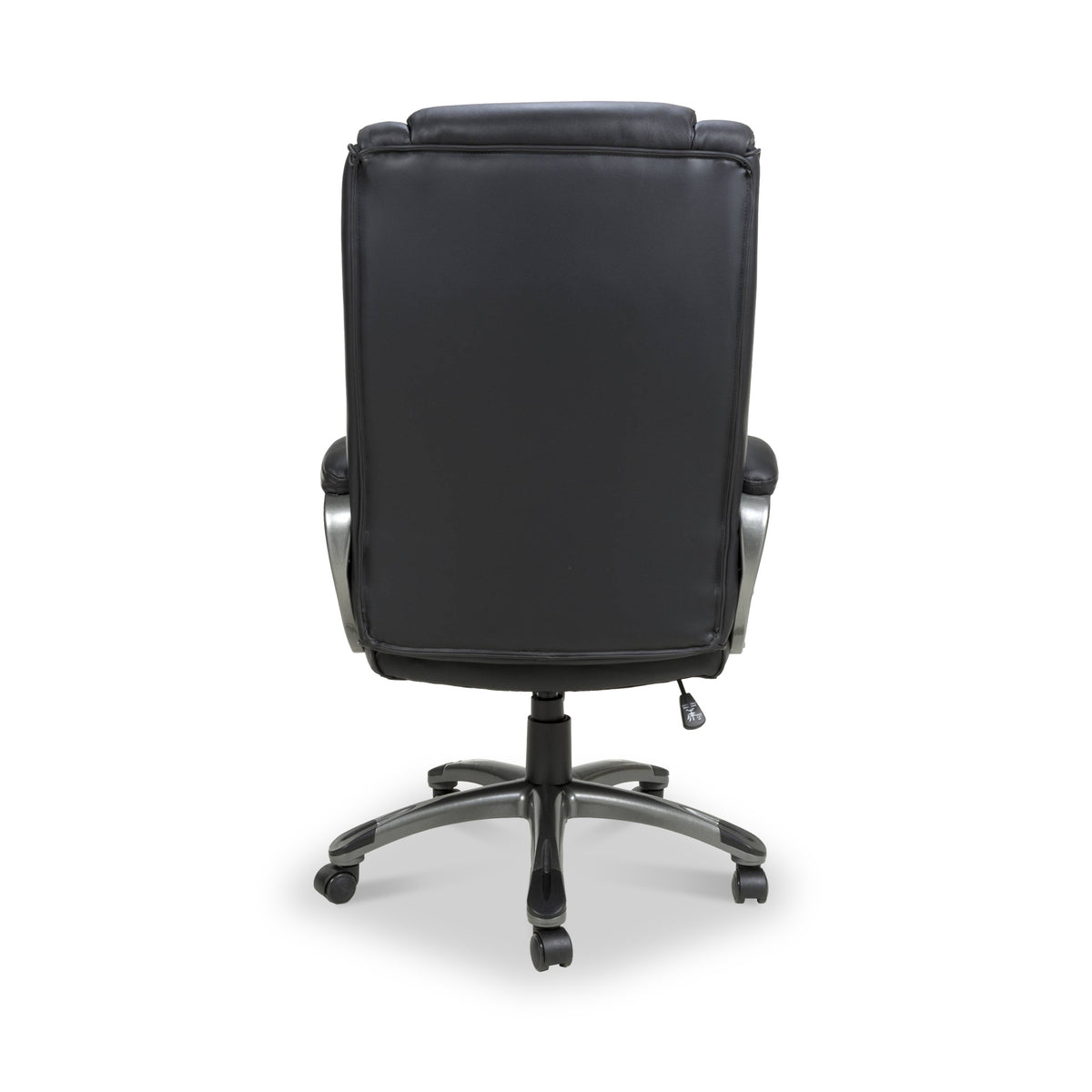 Stevens Faux Leather Swivel Office Chair Black from Roseland Furniture