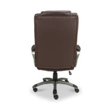Stevens Faux Leather Office Chair Brown from Roseland Furniture