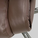 Stevens Faux Leather Office Chair Brown from Roseland Furniture