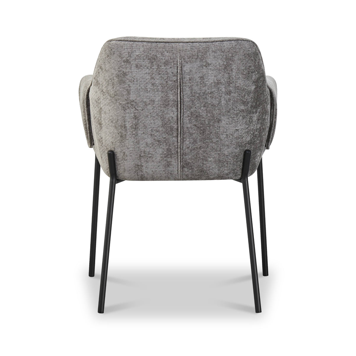 Trento Chenille Dining Chair Grey from Roseland Furniture