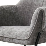 Trento Chenille Dining Chair Grey from Roseland Furniture