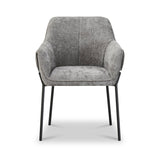 Trento Chenille Dining Chair Grey from Roseland Furniture