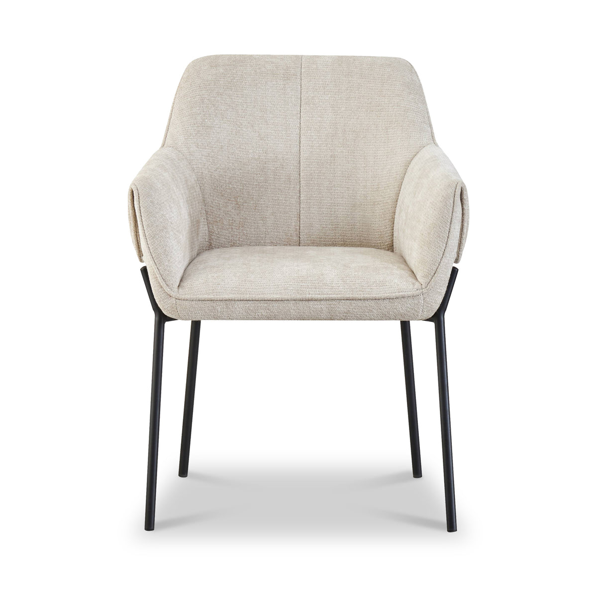 Trento Chenille Dining Chair Natural from Roseland Furniture