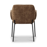Trento Chenille Dining Chair Brown from Roseland Furniture