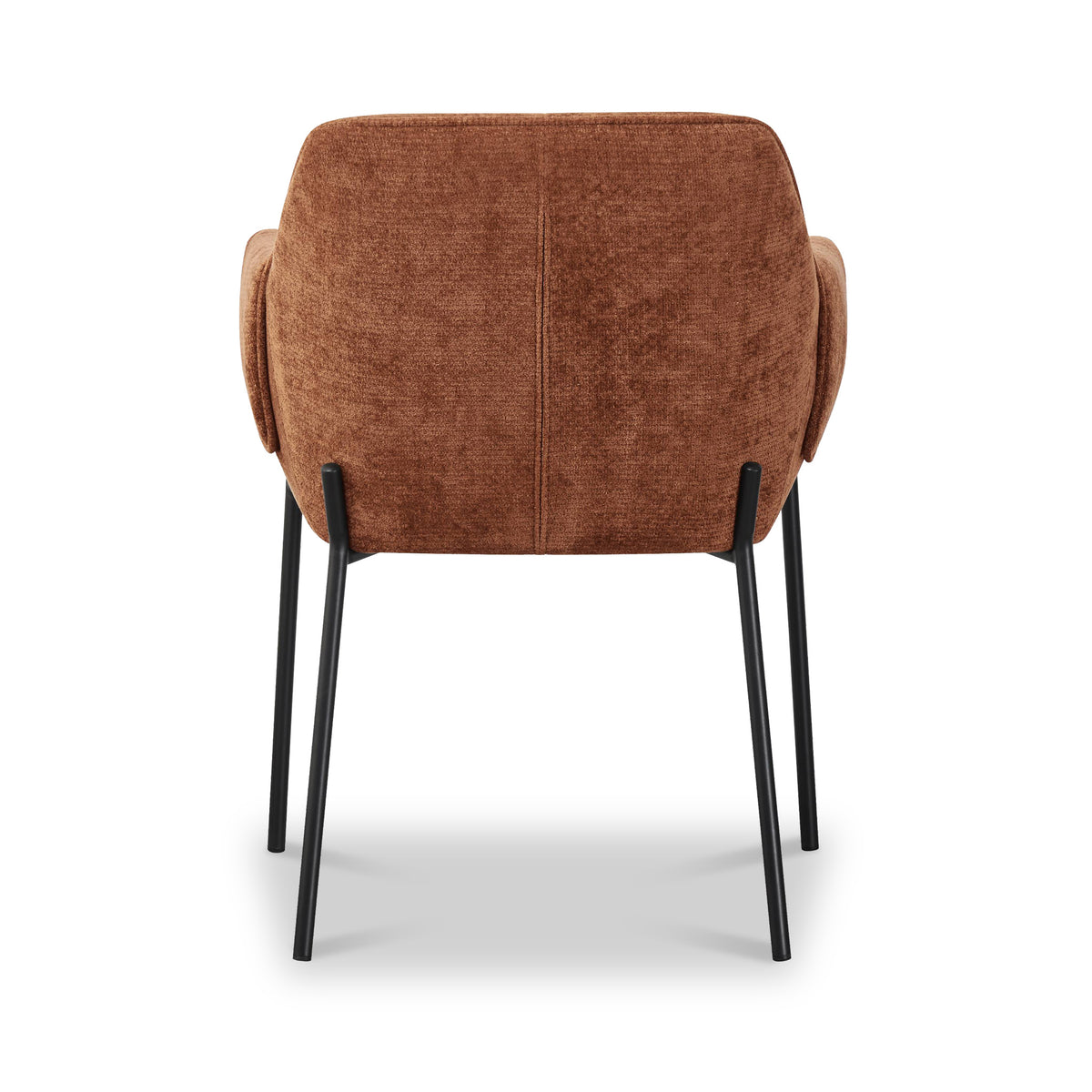 Trento Chenille Dining Chair Orange from Roseland Furniture