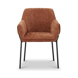 Trento Chenille Dining Chair Orange from Roseland Furniture