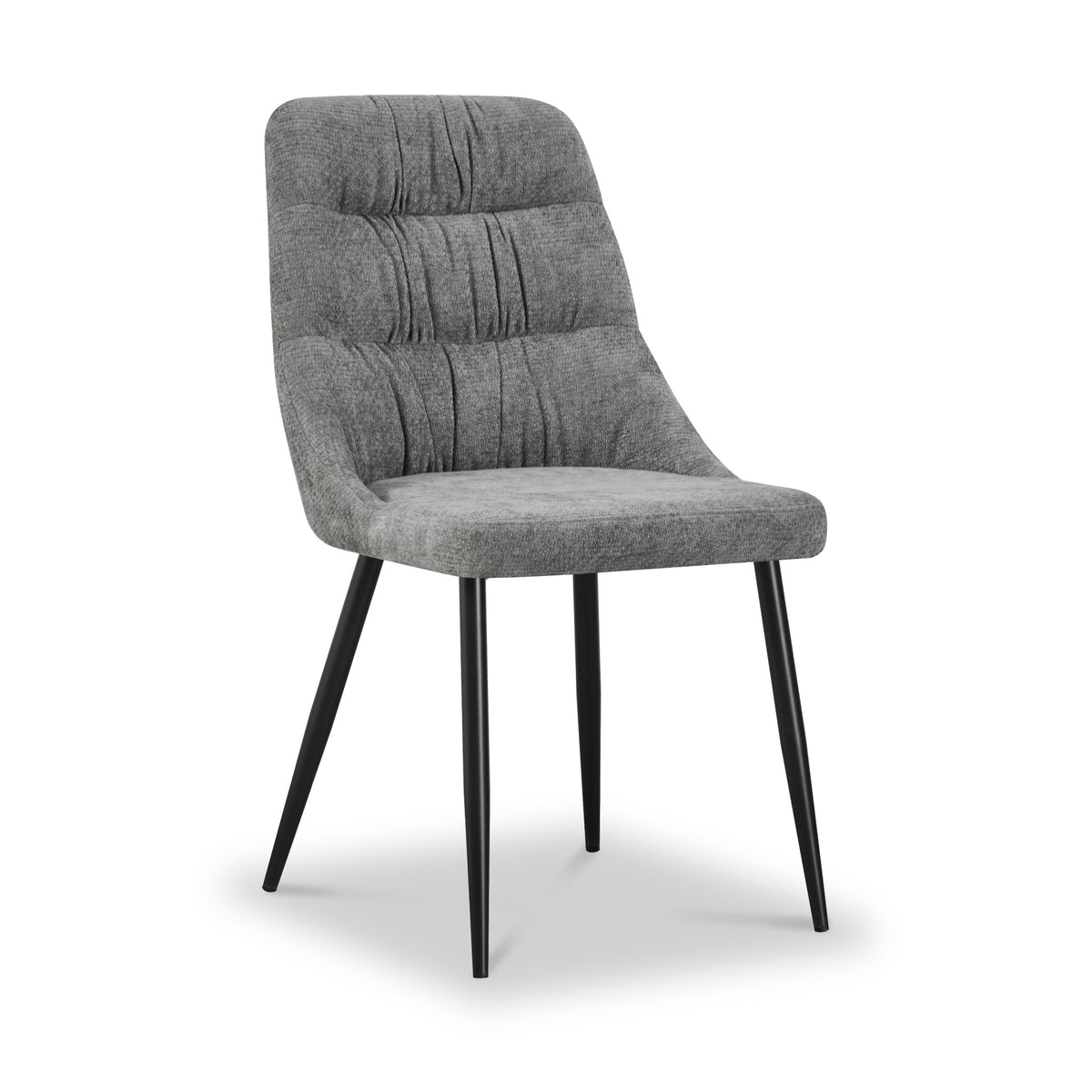 Darnley Chenille Dining Chair Grey from Roseland Furniture