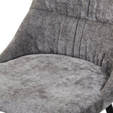 Darnley Chenille Dining Chair Grey from Roseland Furniture