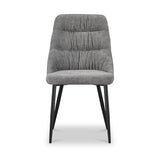 Darnley Chenille Dining Chair Grey from Roseland Furniture
