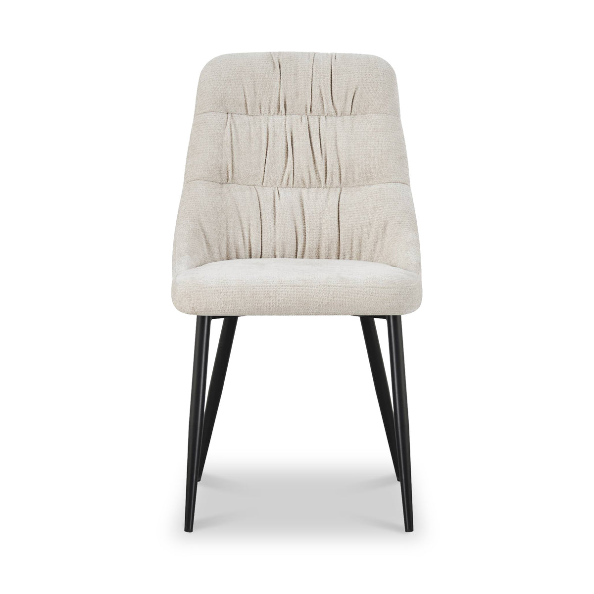 Darnley Chenille Dining Chair Natural from Roseland Furniture