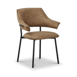 Faraday Textured Dining Chair Tan from Roseland Furniture