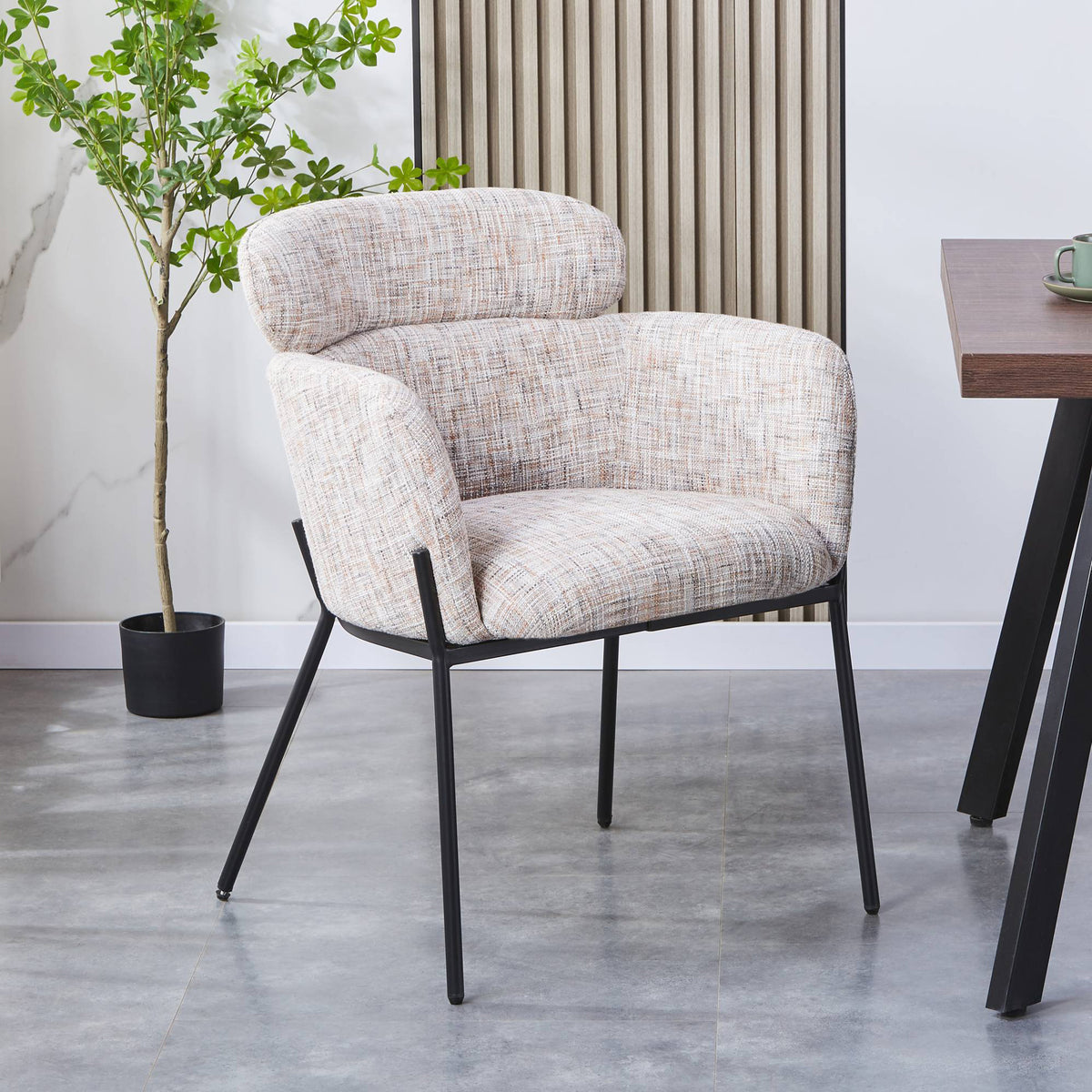 Holbeck Dining Chair Natural from Roseland Furniture