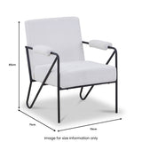 Cardney Speckled Accent Chair Natural from Roseland Furniture