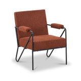 Cardney Speckled Accent Chair Burnt Orange from Roseland Furniture