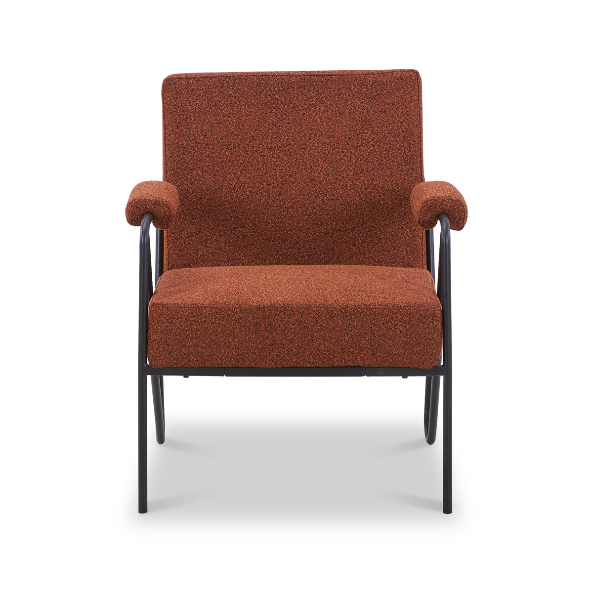 Cardney Speckled Accent Chair Burnt Orange from Roseland Furniture