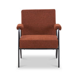Cardney Speckled Accent Chair Burnt Orange from Roseland Furniture