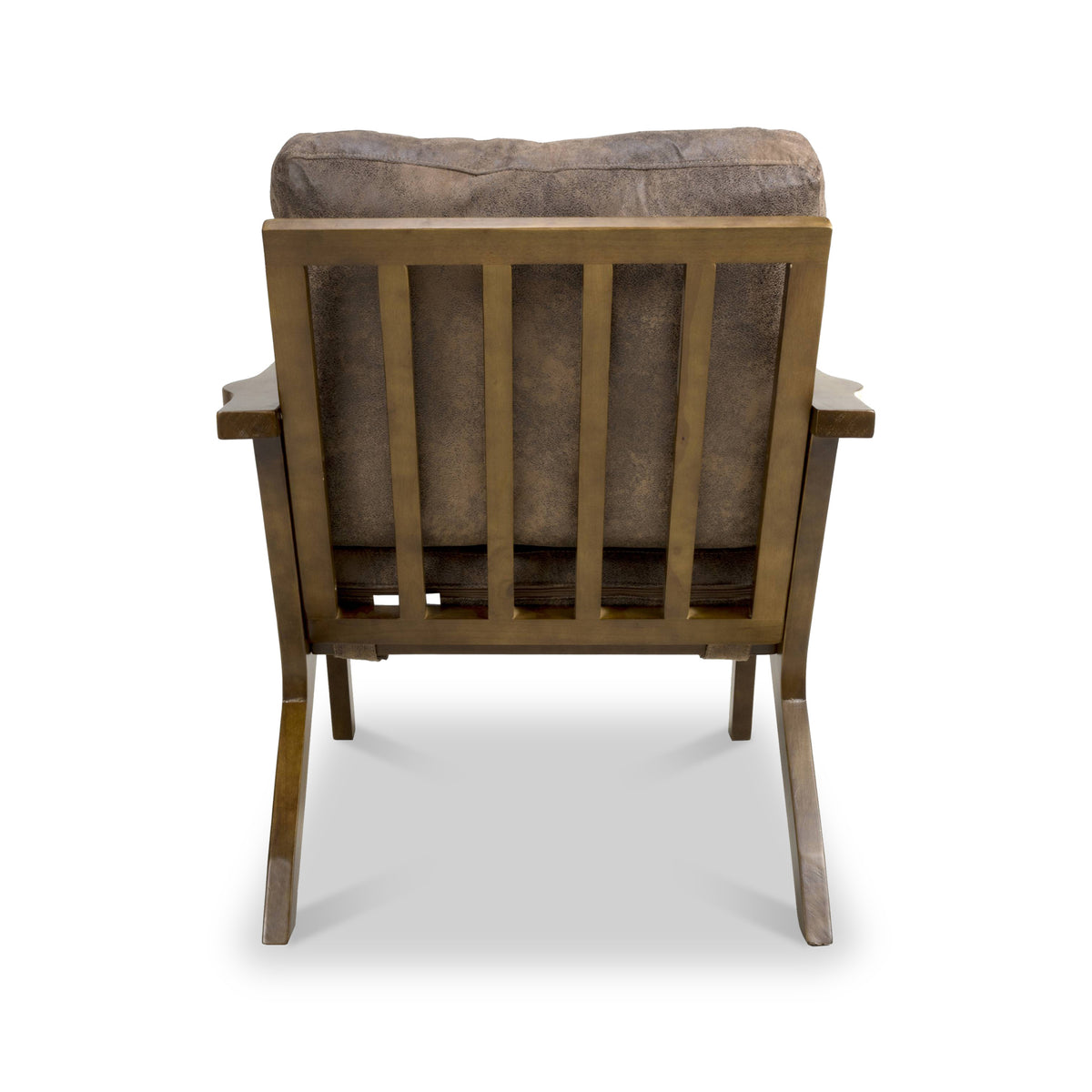 Duke Faux Leather Retro Accent Chair from Roseland Furniture