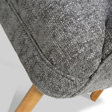 Pemberley Accent Chair Grey from Roseland Furniture