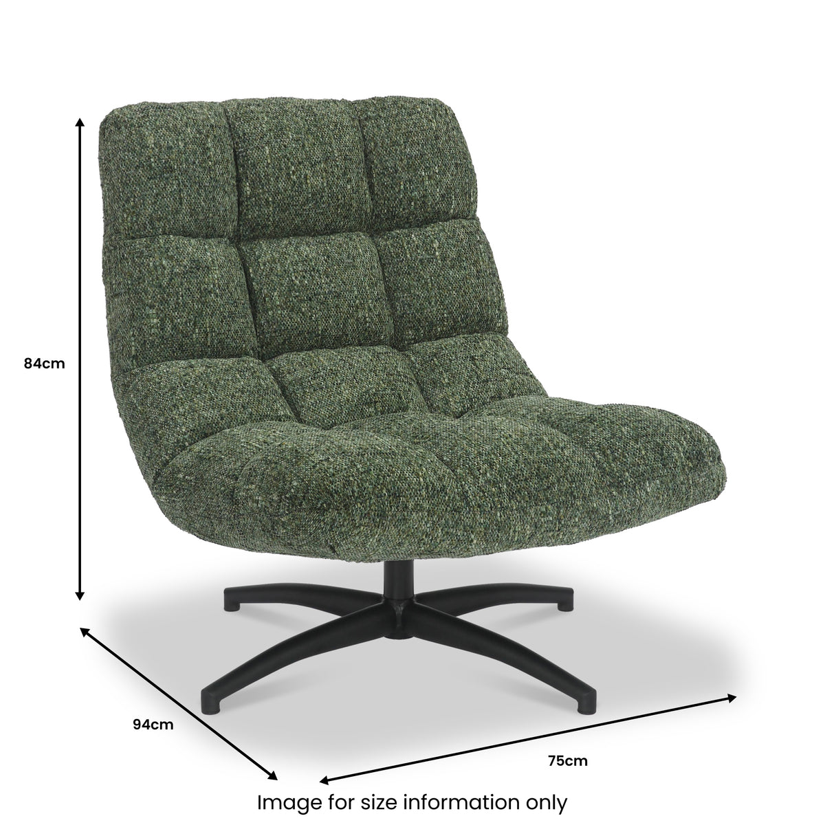 Rogue Lounge Accent Chair Green from Roseland Furniture