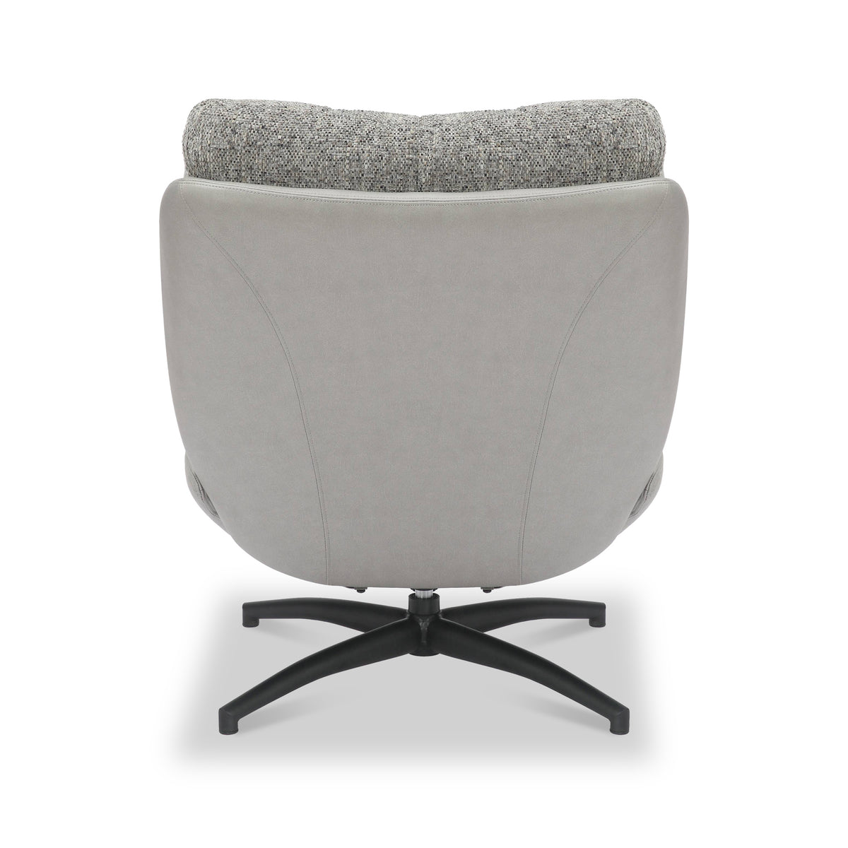 Kelso Lounge Accent Chair with Footstool Grey from Roseland Furniture