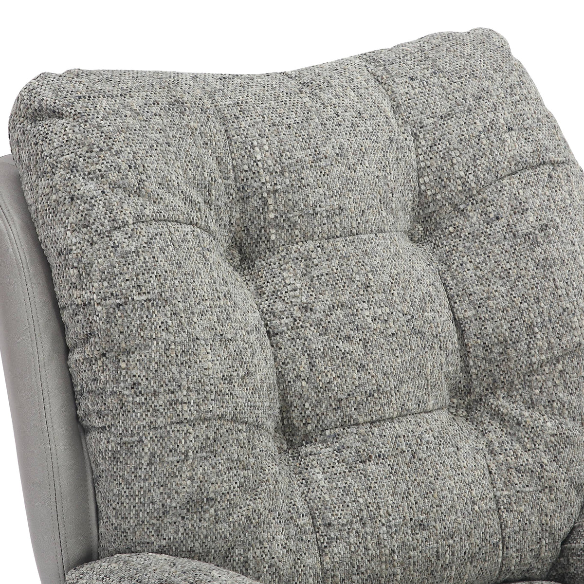 Kelso Lounge Accent Chair with Footstool Grey from Roseland Furniture
