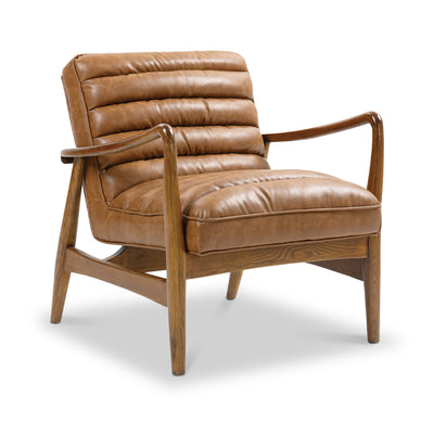 Kingsley Faux Leather Accent Chair