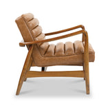 Kingsley Faux Leather Accent Chair Tan from Roseland Furniture