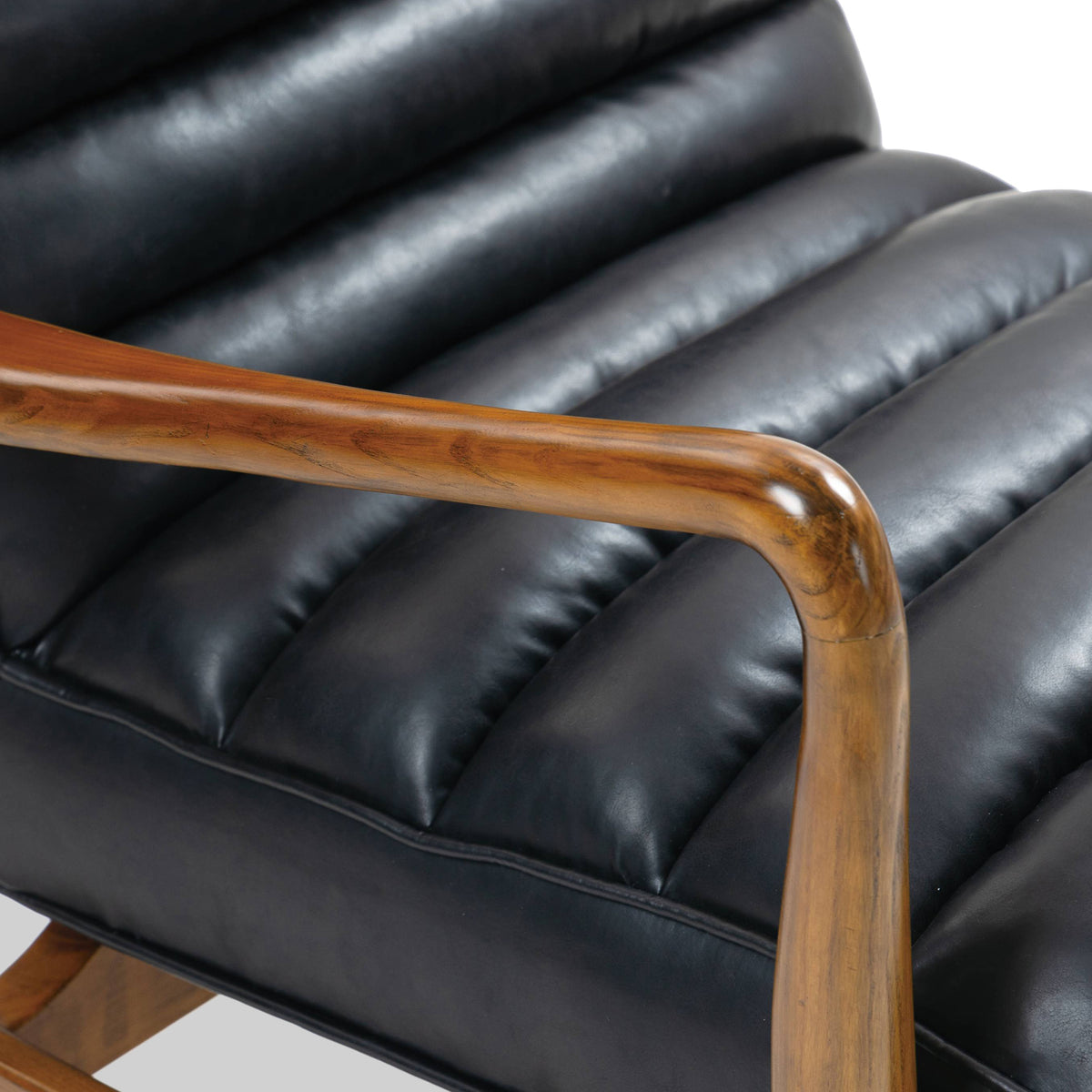 Kingsley Faux Leather Accent Black from Roseland Furniture