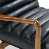 Kingsley Faux Leather Accent Black from Roseland Furniture