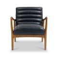 Kingsley Faux Leather Accent Black from Roseland Furniture