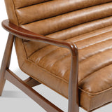 Kingsley Faux Leather 2 seater sofa Tan from Roseland Furniture