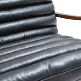 Kingsley Faux Leather 2 seater sofa Black from Roseland Furniture