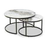 Freiston Nest Of Tables Gold from Roseland Furniture