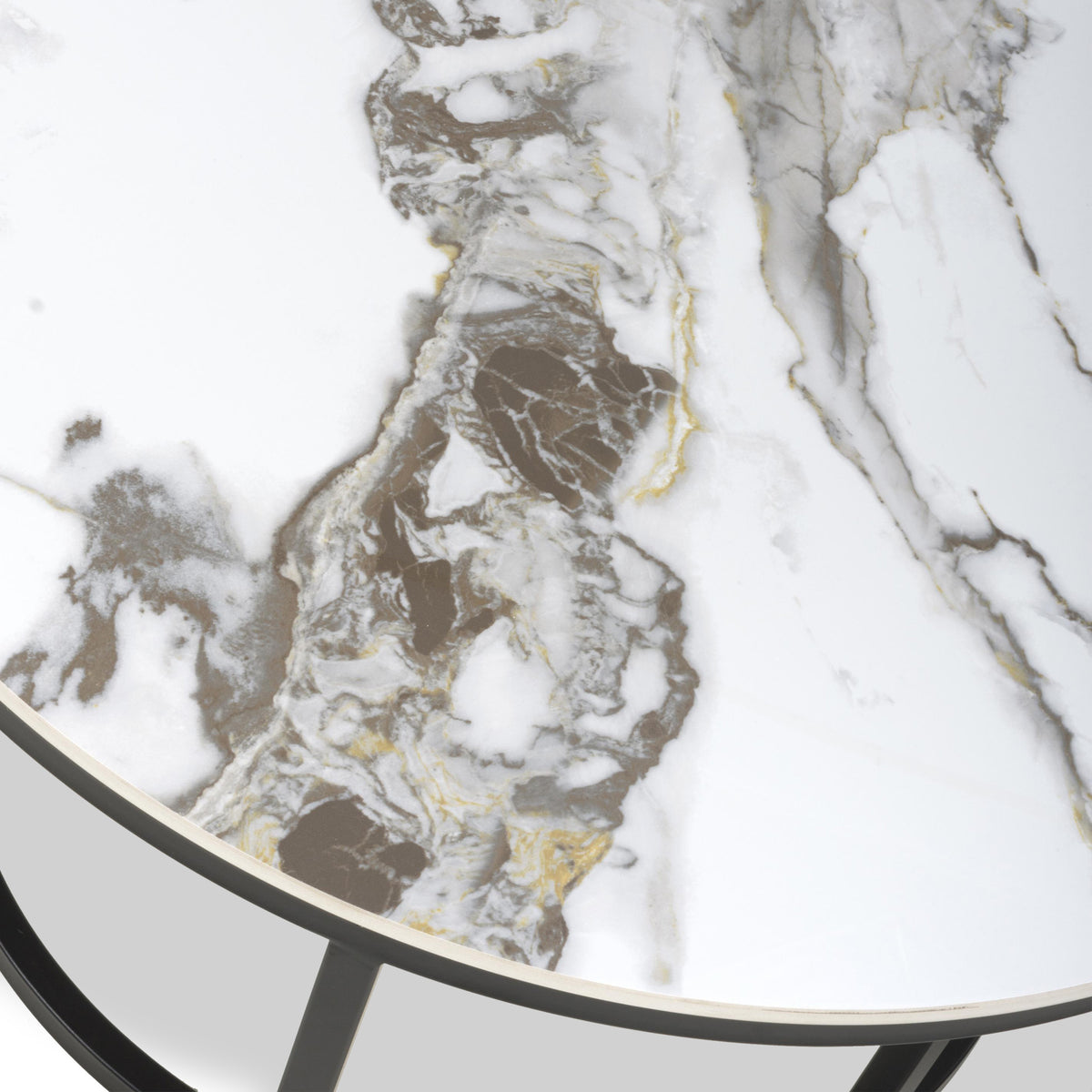 Freiston Nest Of Tables Gold from Roseland Furniture