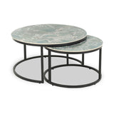 Freiston Nest Of Tables Green from Roseland Furniture