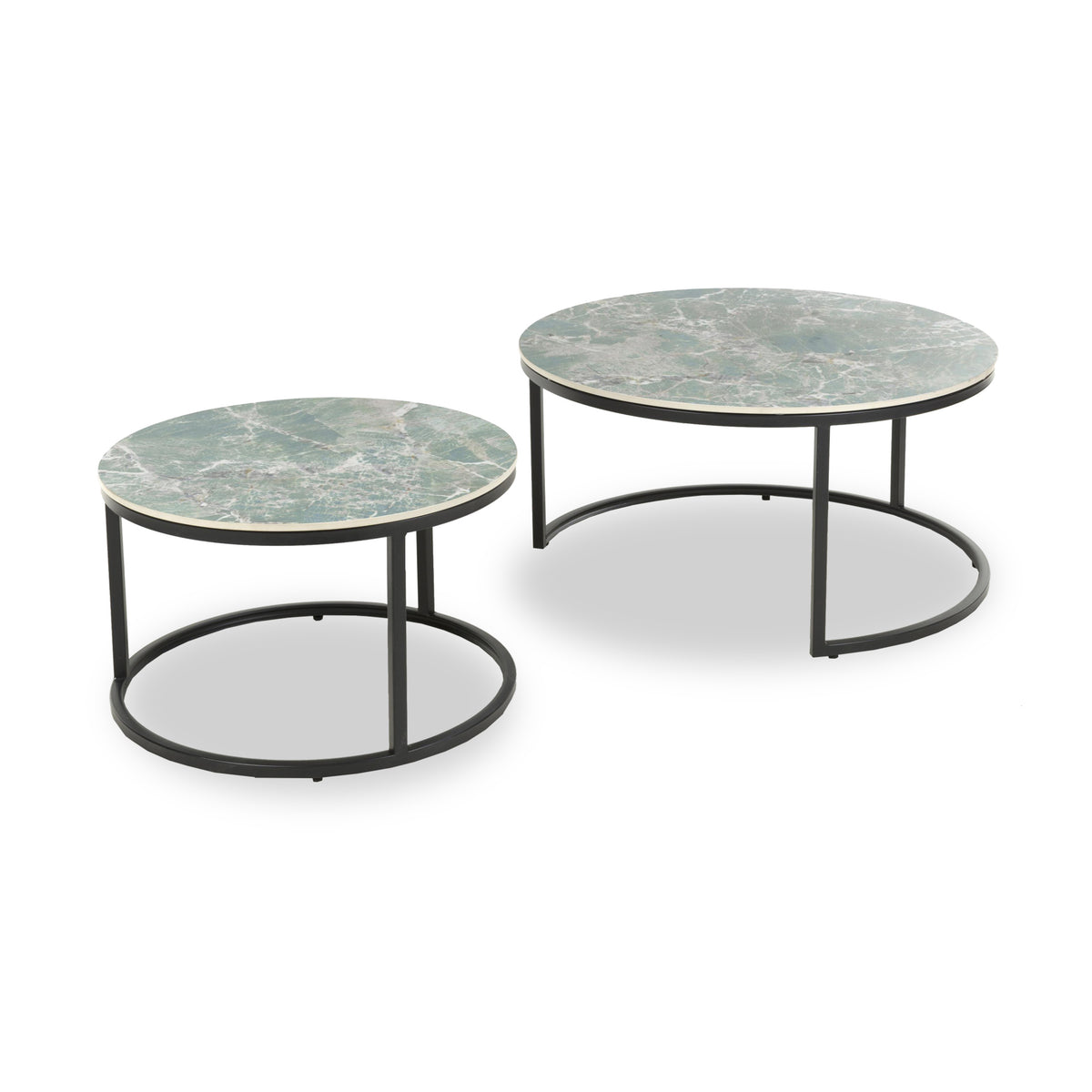 Freiston Nest Of Tables Green from Roseland Furniture