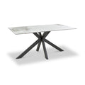 Farnell 160cm Ceramic Dining Table White from Roseland Furniture