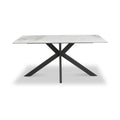Farnell 160cm Ceramic Dining Table White from Roseland Furniture