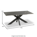 Farnell Ceramic Coffee Table Grey from Roseland Furniture
