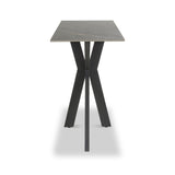 Farnell Ceramic Console Table Grey from Roseland Furniture