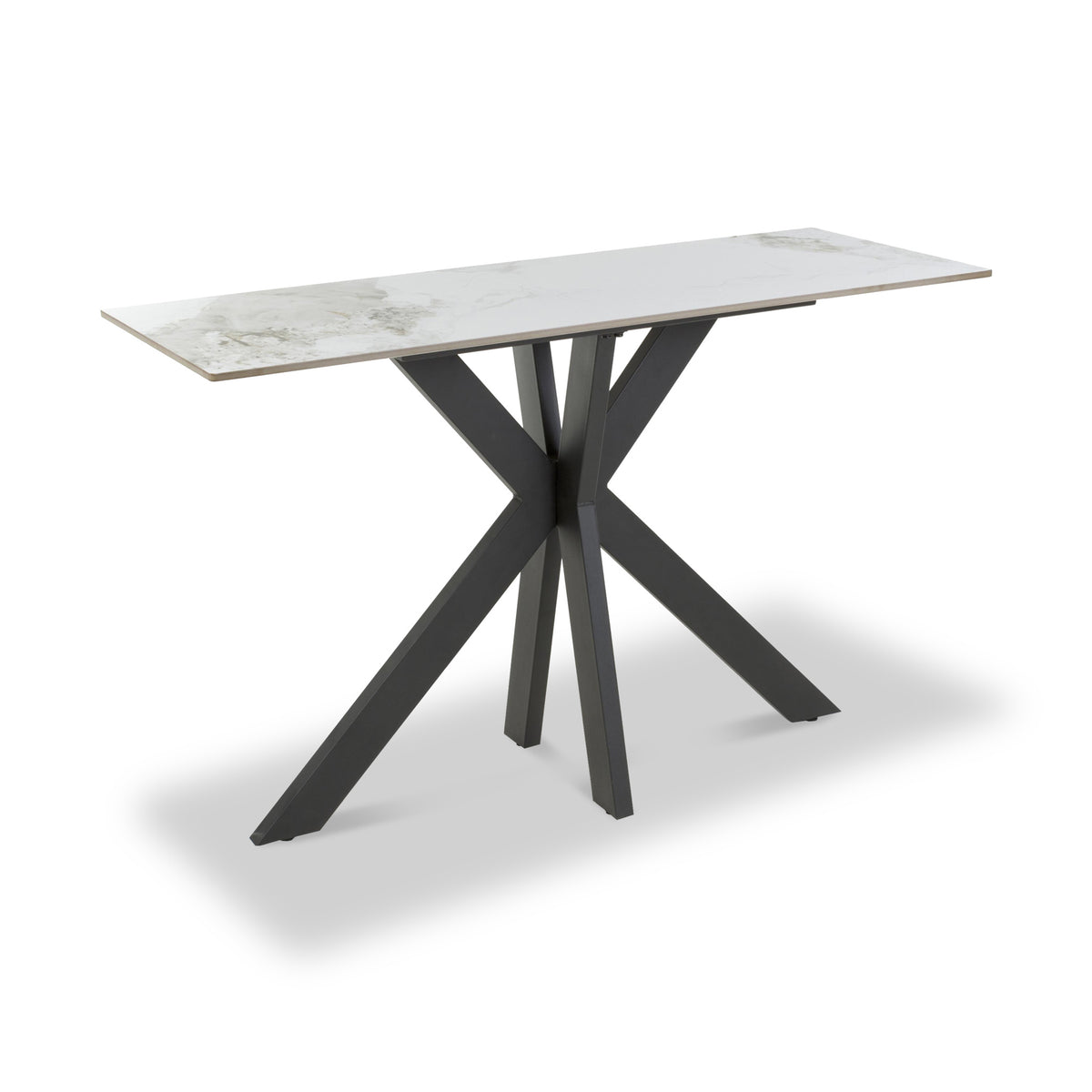 Farnell Ceramic Console Table White from Roseland Furniture