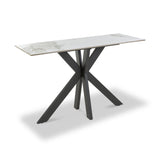Farnell Ceramic Console Table White from Roseland Furniture